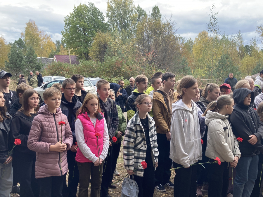 Памятный митинг на станции Орзега